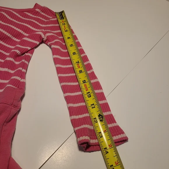 LILLY PULITZER Dress Girls 4 Striped Long Sleeve Striped Pockets Cotton READ - Picture 5 of 9